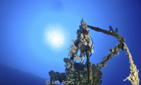 Snell's window, Hilma Hooker wreck, Bonaire-D300/10-17mm ... by Lee Arbo 