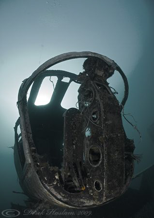 Helecoptor cockpit. Capernwray. D200, 10.5mm. by Derek Haslam 