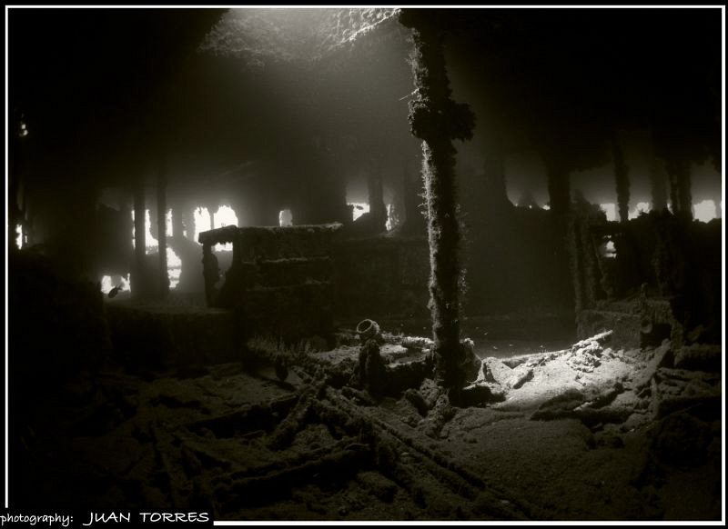 Inside the WIT Shoal, St. Thomas. by Juan Torres 