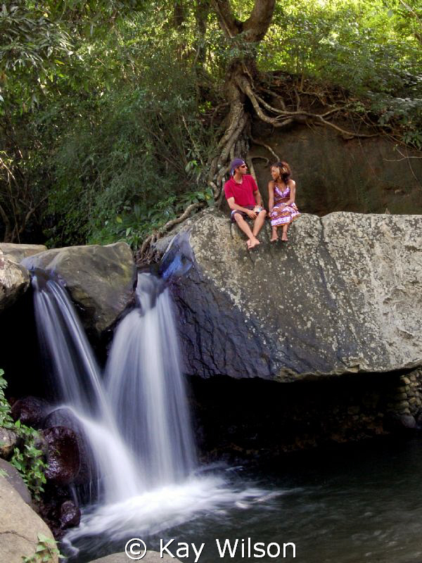 Wallilabou Falls, St. Vincent. by Kay Wilson 