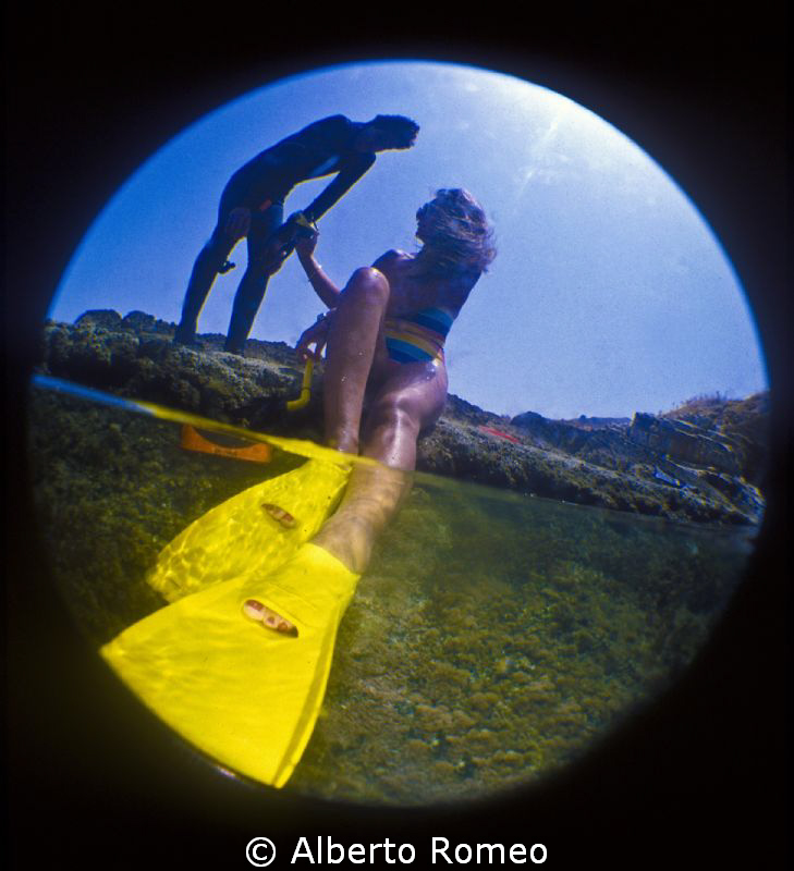 Just  a advice before diving. by Alberto Romeo 