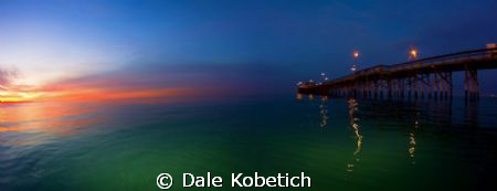 Newport Beach Pier using  " Bollo " Panorama housing show... by Dale Kobetich 