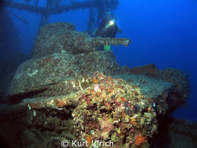 A Battle Tank on the deck of the San Francisco Maru by Kurt Ulrich 