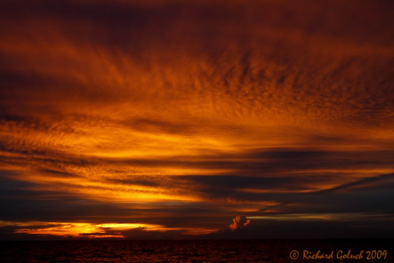 Raja Ampat-"Sky on fire" by Richard Goluch 