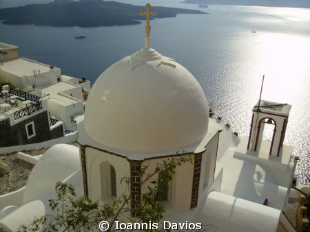 Fira Santorini Greece by Ioannis Davios 