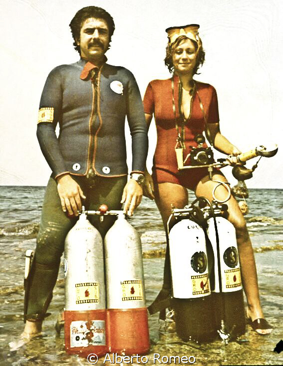 Me and my wife Lucia more than 30 years ago ( 1977), afte... by Alberto Romeo 