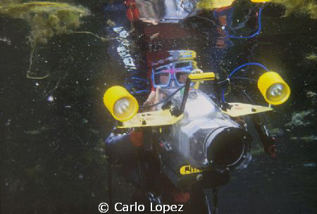 Just before the dive by Carlo Lopez 