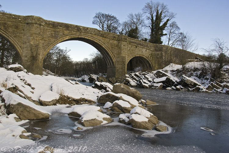 River Lune. Frozen. No diving today. S5PRO, 18-200mm. by Derek Haslam 