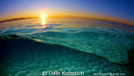Sunrise....Day after Mako incedent...Home -brew housing /... by Dale Kobetich 