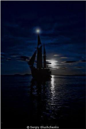 Moon & Night by Sergiy Glushchenko 