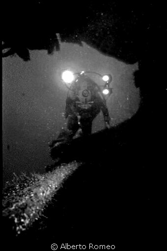 Videomaker in "Doria" wreck.
In 1980's I and my team exp... by Alberto Romeo 