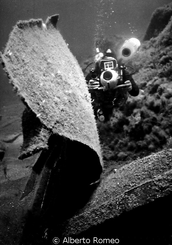 In 1980's I and my team explored some wreks in little isl... by Alberto Romeo 