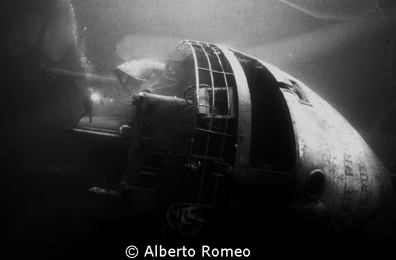 Exploring the wreck of " Cedar Pride" in Golf of Aqaba. N... by Alberto Romeo 
