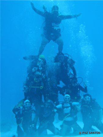 Underwater pyramid at the German Channel by Paz Maria De Vera-Santos 