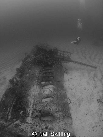 E49 submarine off the coast of the Island of Unst in the ... by Neil Skilling 