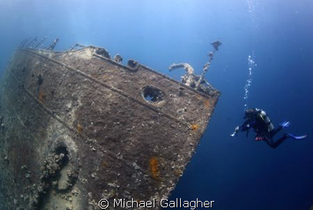 The bow of the Umbria, Sudan by Michael Gallagher 