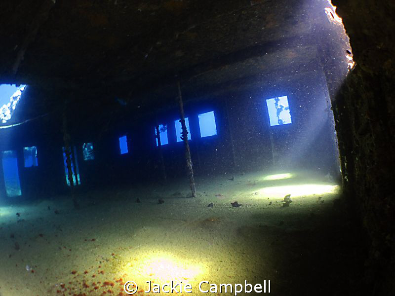 Bridge of the Umbria wreck in Sudan taken with manual wb ... by Jackie Campbell 