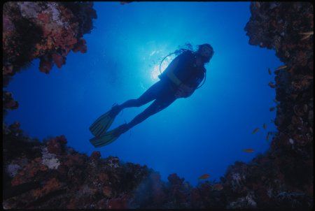 This photograph was taken at mushroom rock which is a div... by Brian Welman 