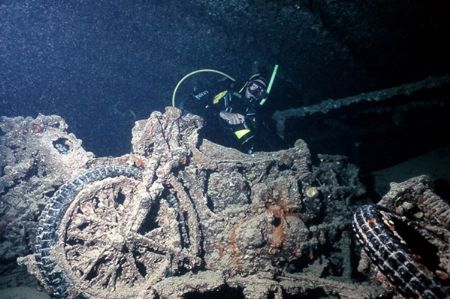 In the holds of "Thistlegorm". Red Sea. by Lyubomir Klissurov 