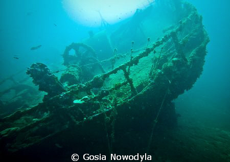 TETI wreck near VIS island. by Gosia Nowodyla 