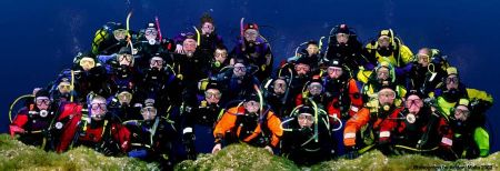 Buxton sub-aqua club.Photo made up from about 6 different... by Adrian Richard Buttigieg 