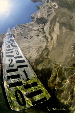 below zero...Nikon D90, tokina 10-17mm fisheye, Nauticam ... by Melita Bubek 