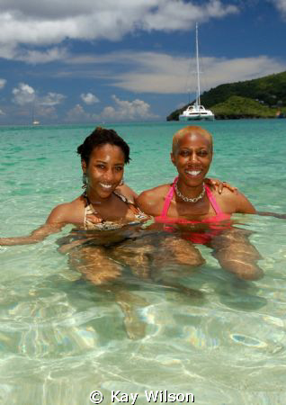 Bequia, having fun! by Kay Wilson 