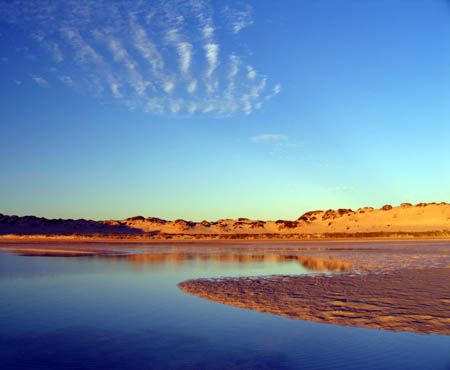 Sunset glow, Coral Bay by Penny Murphy 