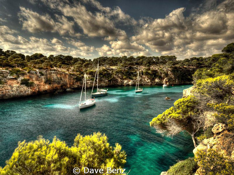 Paradise found...
Amazing bay on Mallorca, Spain. by Dave Benz 