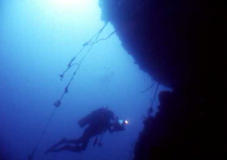 The wreck of Vivi, hit a mine and sunk on 9.11.1940 at th... by Karelas George 