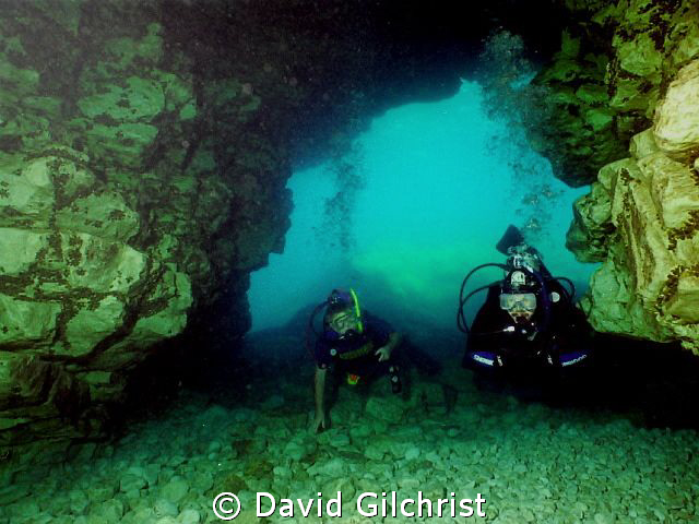 Entering the Grotto, Bruce Peninsula National Park, Tober... by David Gilchrist 