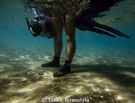 ... tired of being deep down for such a long time, I'm go... by Gosia Nowodyla 