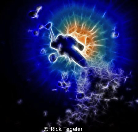 Underwater Photographer by Rick Tegeler 
