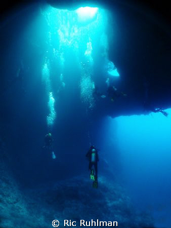 Blue Holes in Palau  Several of my "Fun Junkies" enjoying... by Ric Ruhlman 