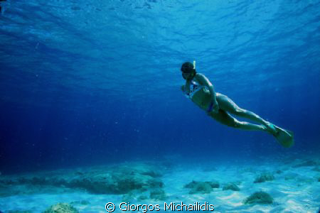 Siren in the sea by Giorgos Michailidis 
