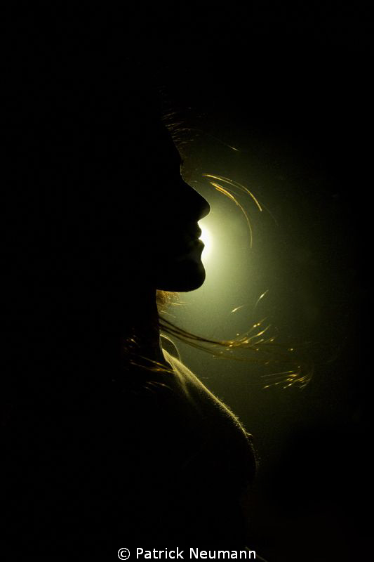 "out of the dark"
underwater nudity shot using alternati... by Patrick Neumann 
