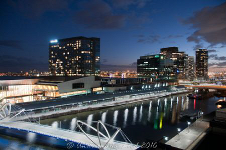 Melbourne Docklands area - a rejuvinated port by Andrew Macleod 
