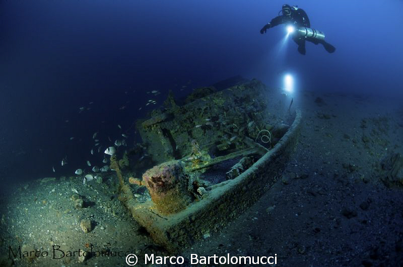 ww2 Little German WRECK - Bettolina di Lazzaro by Marco Bartolomucci 