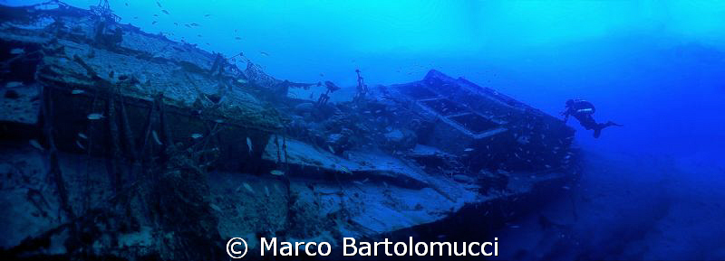 ww2 german wreck Bettolina di Lazzaro by Marco Bartolomucci 