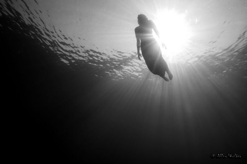 At One. (Converted this picture to Black & White) by Allen Walker 