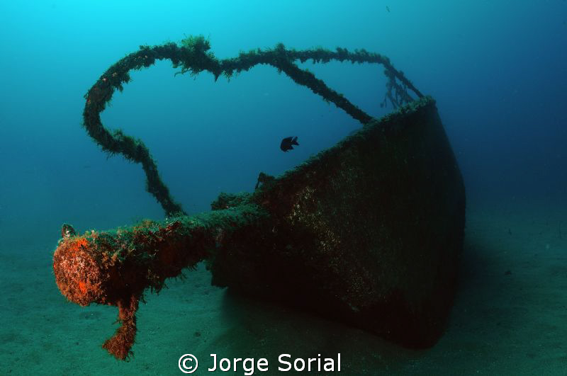 Estoril shipwreck at Las Galletas, Santa Cruz de Tenerife by Jorge Sorial 