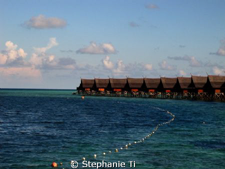 Kapalai Beach Resort. Everyday i woke up for the sun rise... by Stephanie Ti 