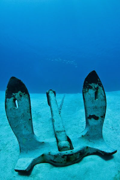 Anchor of the USS Kittiwake by Paul Colley 