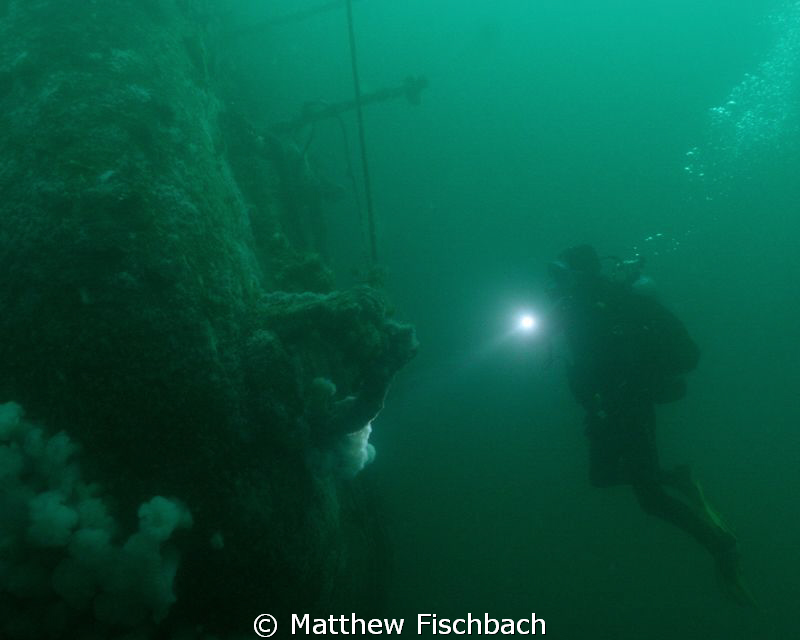 Darkness on the HMCS Yukon, San Diego. by Matthew Fischbach 