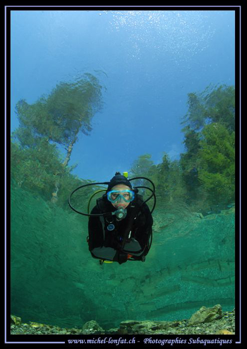 Diving the "Fernsteinsee" in Austria... Que du bonheur...... by Michel Lonfat 