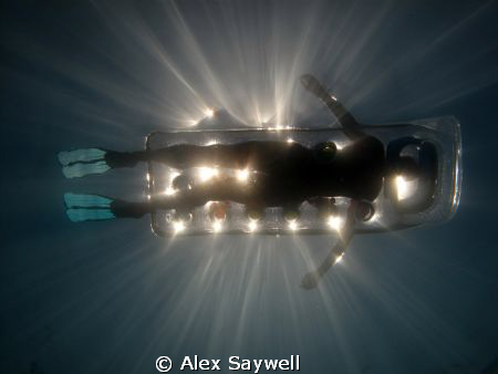 Chillaxing after a Dive on the Ionian Sea by Alex Saywell 