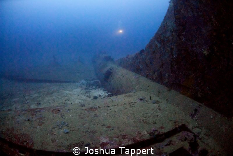 BlackJack B17 Bomber wreck.  160' depth
Shot with Magic ... by Joshua Tappert 