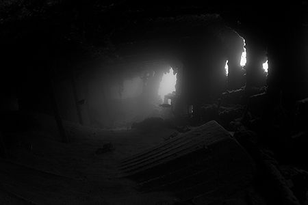 Inside HMS Maori, Malta by James Dally 