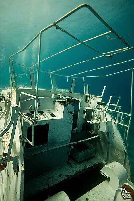 Commando central and captain's seat of the coastguard pat... by Rico Besserdich 