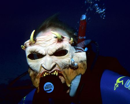Devil fish. Seen on a Halloween night dive off Sunset Hou... by Michael Canzoniero 